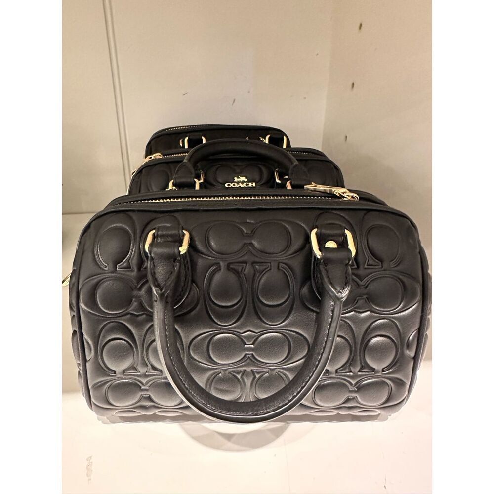 NWT ❤️ Coach Mini Rowan Crossbody Bag In Blocked Signature Leather CY743 - Picture 8 of 10